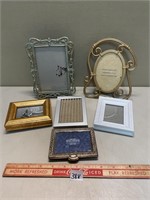 AWESOME LOT OF MINI PICTURE FRAMES WOOD/METAL