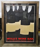 Willi's Wine Bar by Alberto Bali, Framed Print