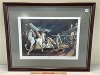 SIGNED AND NUMBERED FRAMED PRINT