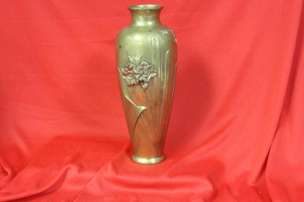 A Japanese Signed Bronze Vase
