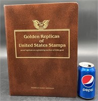Golden Proof Replicas of US Stamps