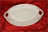 A Two Handle Porcelain Tray