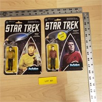 Star Trek Re Action Figures, Sulu Scotty