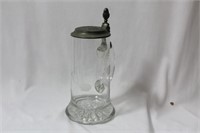 Beck's Etched Glass Stein