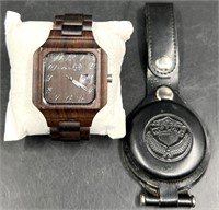 2 Watches - Earth SES002 Wood & Da Vanci Quartz