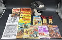 Vintage Magazines - Westerns & More + Zorro Hat