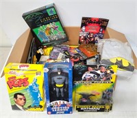 Batman Cat Woman Lot - Action Figures, Cereal Box+