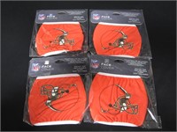 CLEVELAND BROWNS FACE MASK COVERING LOT X4