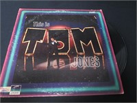 TOM JONES SIGNED RECORD ALBUM COVER COA