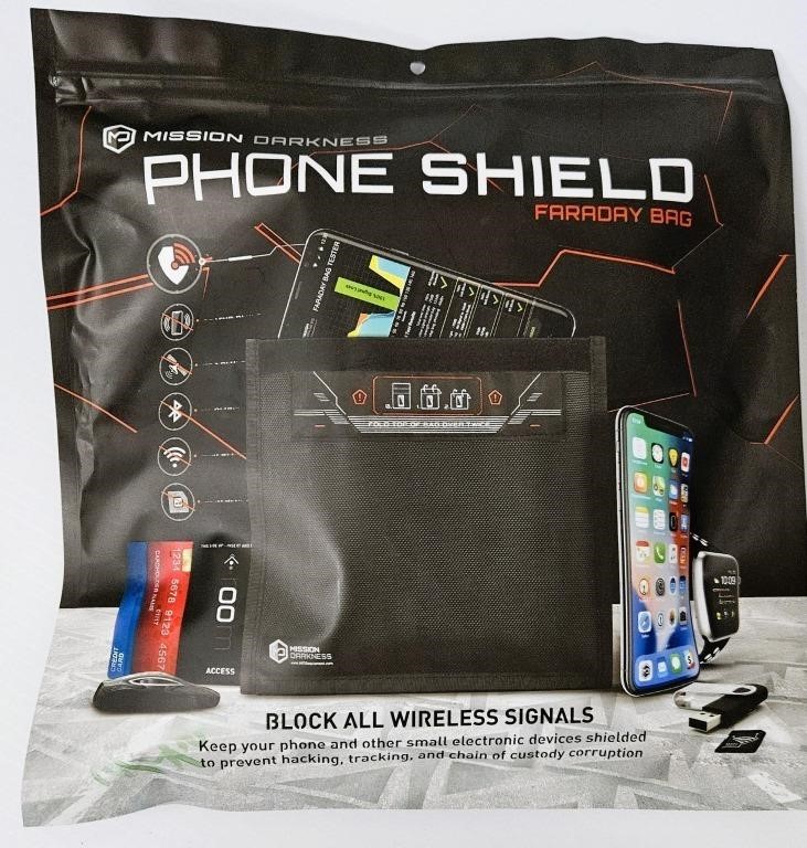 Phone Shield Farraday Bag by Mission Darkness