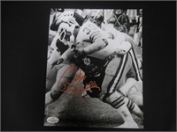Cleo Miller Signed Browns 8x10 Photo W/Coa