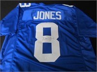 Daniel Jones Signed Blue Giants Jersey W/Coa