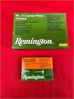 Box of 100 Remington No 2 ½ Large Pistol Primers
