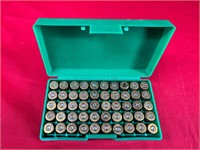 RCBS Case with 50 .45 ACP Brass