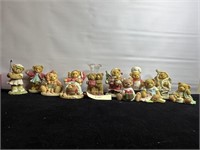 Bear figurine lot
