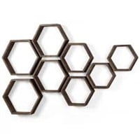 NEW! Hexagon Floating Shelves Honeycomb Shelves