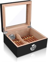 Cigar Humidor, Handmade Large Desktop Cedar Cigar