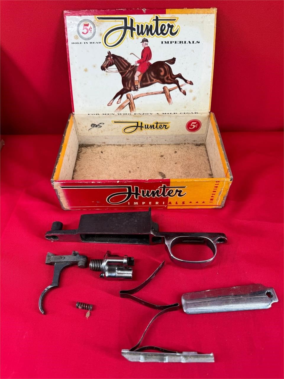 Cigar Box with Mauser Parts