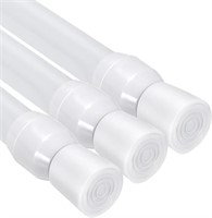 GGXL-KY 3 Pack Spring Tension Curtain Rods White