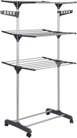 $308 Clothes Drying Rack Three-Layer Adjustable