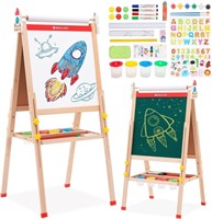 Easel for Kids with Paper Roll, Kids Art Easel