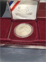 UNITED STATES MINT 1888 OLYMPIC 1OZ SILVER COIN