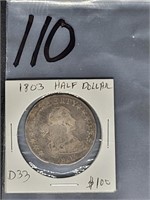 1803 DRAPE BUST HALF DOLLAR