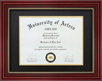 CORE ART Diploma Frames, 8.5x11 Inch with Double