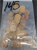 MIXED GROUP OF VARIOUS UNSEARCHED WHEAT PENNIES
