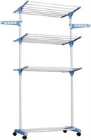 $308 Clothes Drying Rack Three-Layer Adjustable