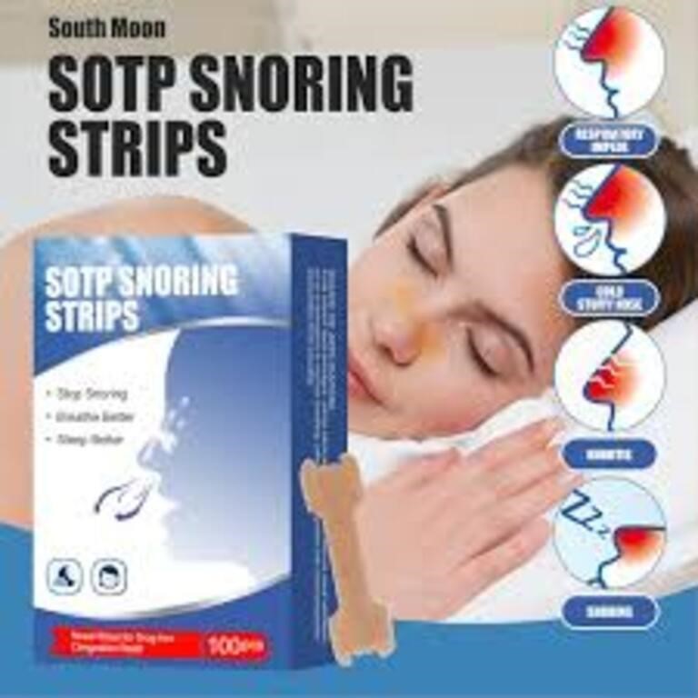 SEALED! 100 pieces anti snoring nose strips help