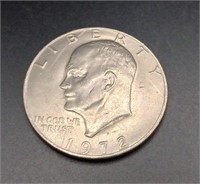 1972 Ike Silver Dollar