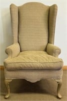 FABULOUS HIGH DESIGN UPHOLSTERED WING BACK CHAIR