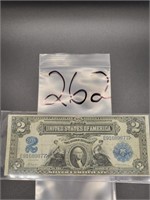 1899 SERIES $2 SILVER CERTIFICATE LARGE NOTE