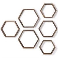 Hexagon Floating Shelves Honeycomb Shelves for