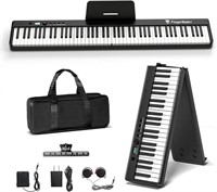 NEW!$219 Portable Piano Keyboard, Semi-Weighted