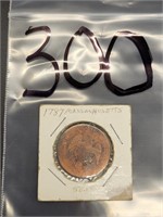 1787 MASSACHUSETTS COLONIAL COIN
