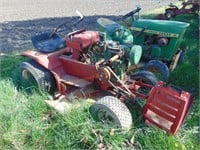 WHEEL HORSE GARDEN TRACTOR WITH REPLACEMENT ENGINE