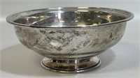 DESIRABLE STERLING SILVER FOOTED BOWL - 213 GRAMS