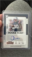 2021 Contenders Christian Barmore Auto Rookie tick