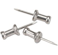 (new) 25pcs Aluminum Head Push Pins, Steel