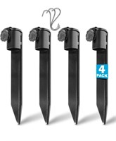 (used) 4pcs Stakes for Outdoor Lights – Steel