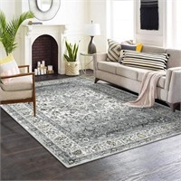 Washable Area Rug for Living Room, Ultra Soft Low