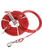 (new)Dog Cable kit-Red 100 ft Heavy Weight Tie