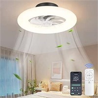$150 Ohniyou Modern Ceiling Fan with Light and