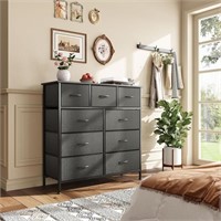 $170 MUTUN 9-Drawer Dresser, Fabric Storage
