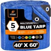 $153 Tarp/Dust Cover: Blue, Rectangle,