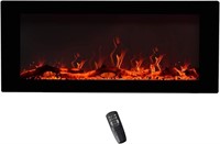 FLAME&SHADE Wall Mounted Electric Fireplace,