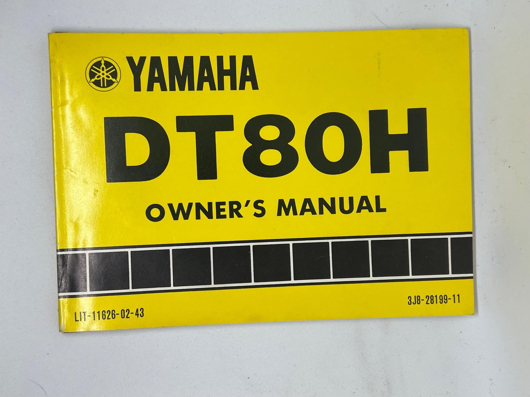 Vintage Yamaha DT80H Owners Manual
