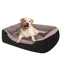 Dog Bed Grey and Brown 24x32" See inhouse photos
